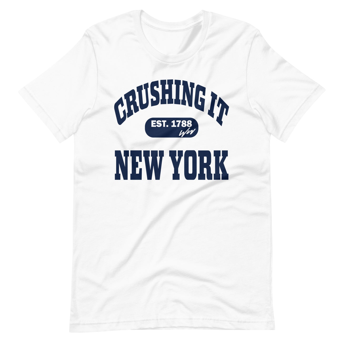 CRUSHING IT NEW YORK BLUE TEE